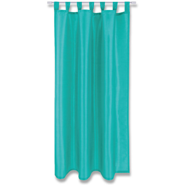 Dekoschal Alessia Schlaufenschal 140x175cm türkis - aquatürkis