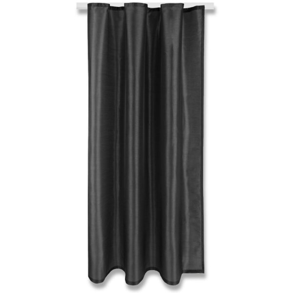 Dekoschal Alessia Universalband 140x175cm schwarz - black