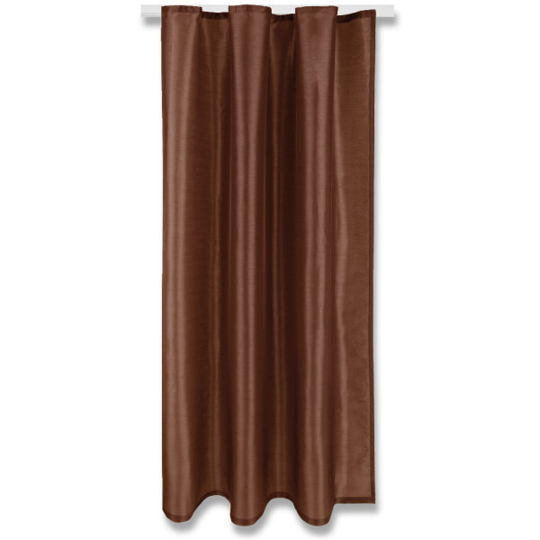 Dekoschal Alessia Universalband 140x175cm braun - schokobraun