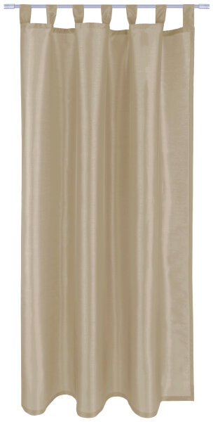 Dekoschal Alessia Schlaufenschal 140x145cm taupe