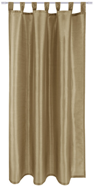 Dekoschal Alessia Schlaufenschal 140x145cm taupe dunkel