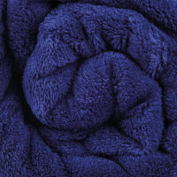 Mikrofaser Decke blau - mittelblau 210x280 cm (R)