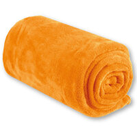 Mikrofaser Decke orange - apricot 60x80 cm (R)