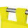 Sky Gardine Raffoptik Schlaufe 100 x 110 cm gelb