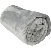 Kuscheldecke "Celina" Mikrofaser Grau 80x120 cm