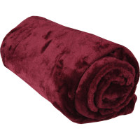 Kuscheldecke "Celina" Mikrofaser Aubergine...