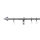 Gardinenstangen-Set Kegel, ausziehbar ca. 130-240cm ( Wei&szlig; )