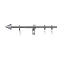 Gardinenstangen-Set Kegel, ausziehbar ca. 70x130cm ( Wei&szlig; )