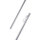 Schleuderstab Aluminium 9mm - Gardinenstab Silber 125cm