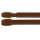 Vitragestangen 2er, ausziehbar von ca. 40-60cm ( Braun )